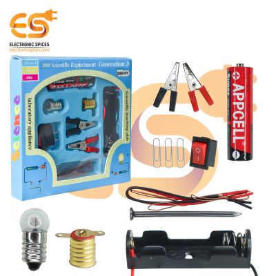 Combo of Electronic Projects Starter Learning Kit for little engineers In one Box, Mini Bulb Holder Project